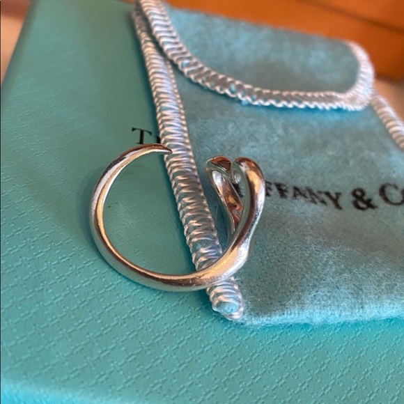 ❤️TRADED❤️Tiffany & Co. Elsa Peretti Open Heart Ring - Picture 4 of 13